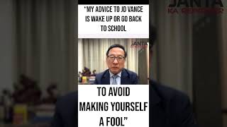 Chinese lawyer destroys JD Vance on ‘peasant’ jibe for Chinese people | Janta Ka Reporter