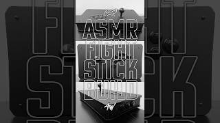 The art of fightstick building — ASMR arcade stick assembly. 🛠️🕹️🔊