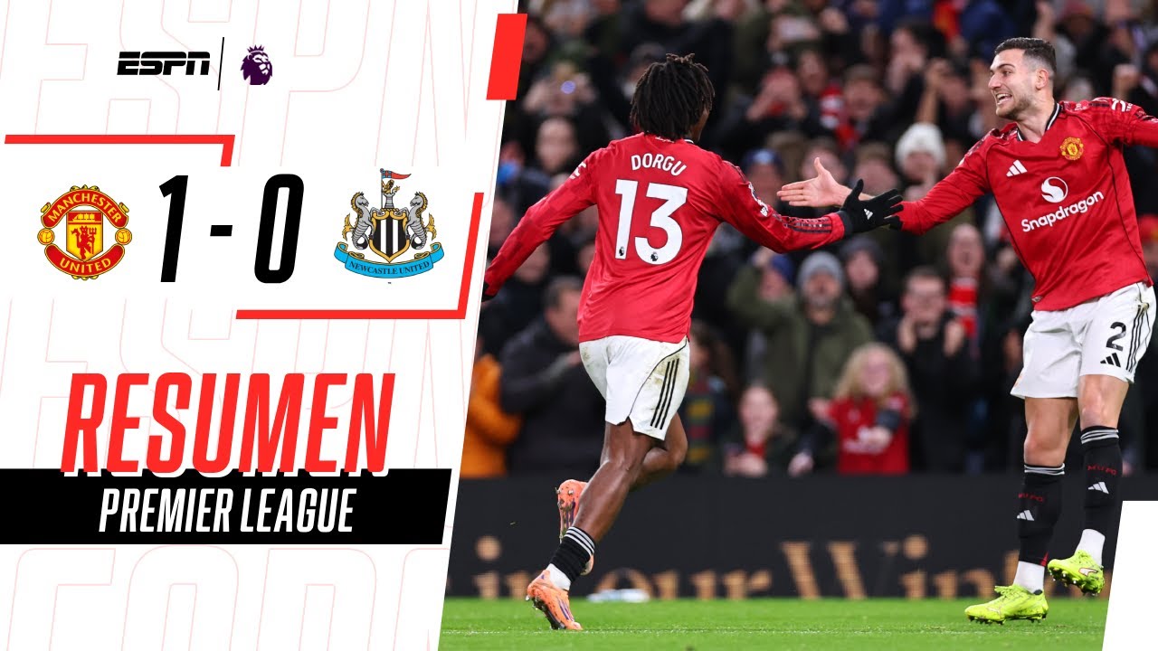 EN EL ÚNICO JUEGO DEL BOXING DAY, UNITED SUFRIÓ PERO GANÓ | Manchester U. 1-0 Newcastle | RESUMEN