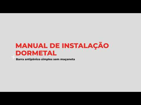 Instalação em porta simples