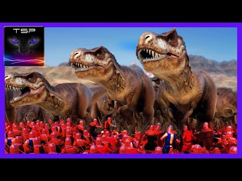 Epic Battle Simulator - T-Rex Army vs 10000 Knights and Soldiers