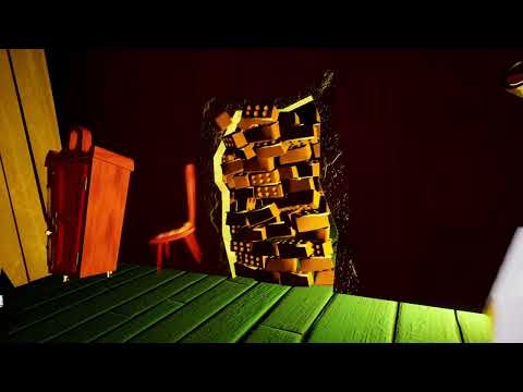 hello neighbor| doing the basement without the double jump ability