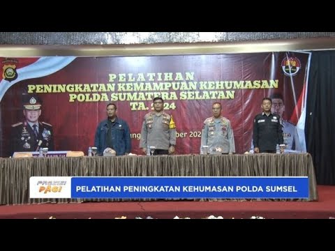 BID HUMAS POLDA SUMSEL GIAT PELATIHAN PENINGKATAN KEHUMASAN