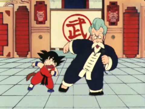 Bola de Drac - Son Goku i Jackie Chun cantant