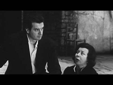 Franco Corelli and Giulietta Simionato in rehearsal for Cavalleria rusticana (1963, La Scala)