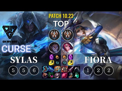 OMG Curse Sylas vs Fiora Top - KR Patch 10.22