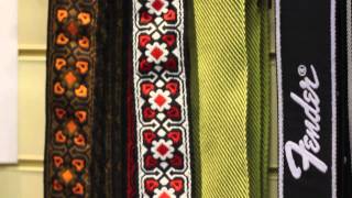 Video thumbnail for Fender Monogram Guitar Straps - Up Close Look at Nevada Music UK by PMTV Portsmouth