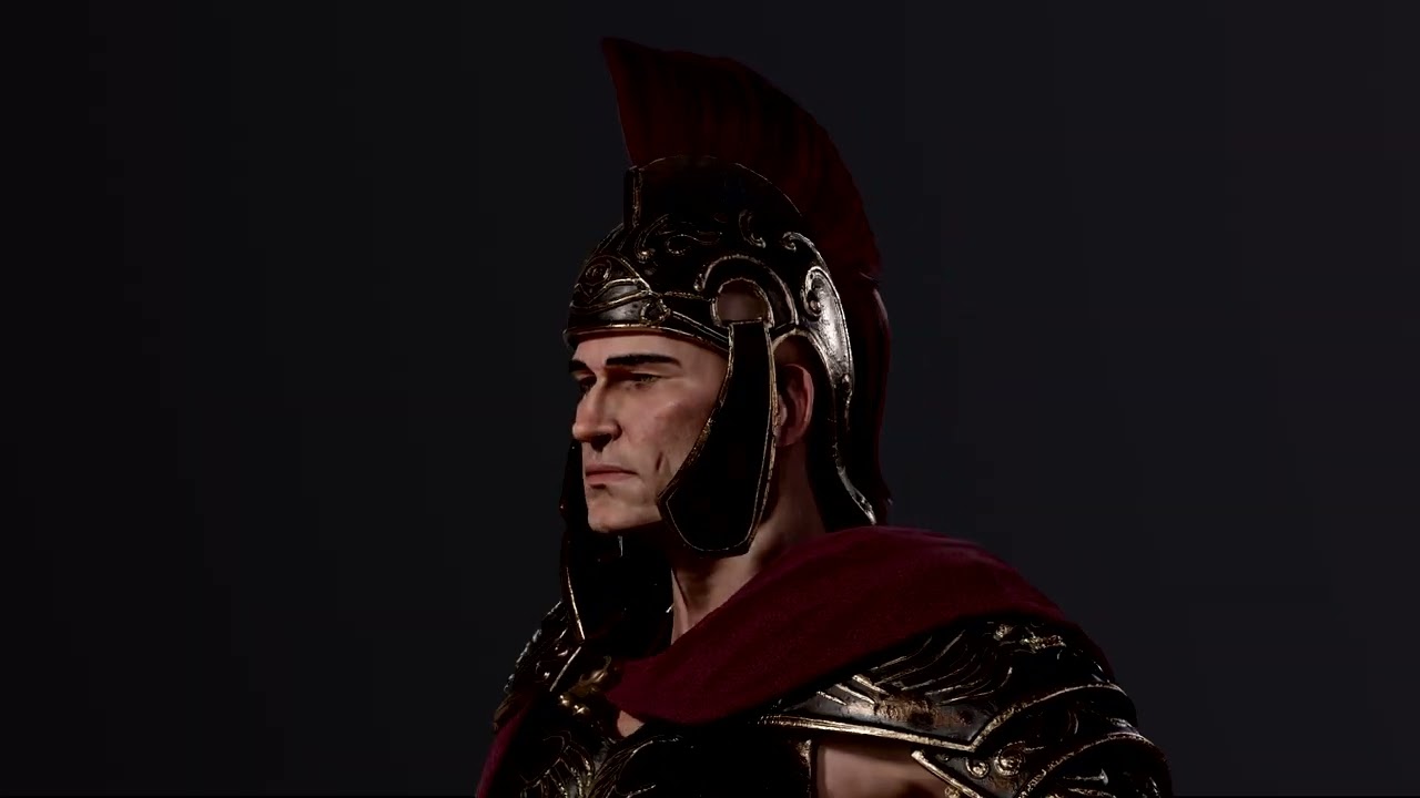 Roman Legion Officer 3D Model