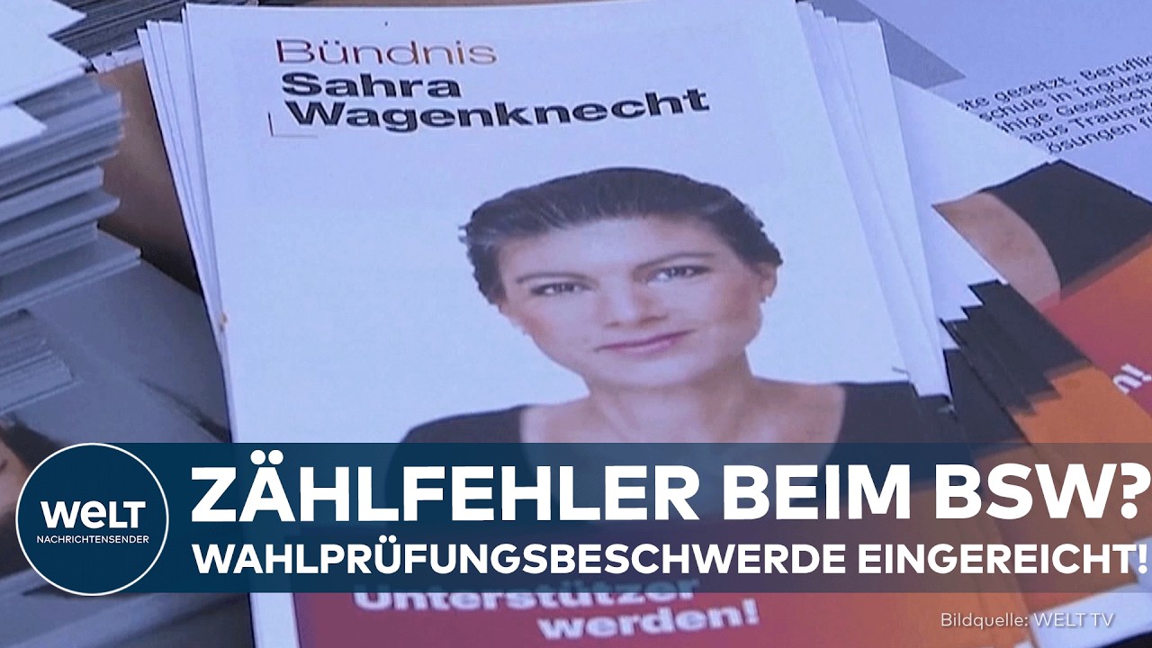 BUNDESTAG: BSW macht Ernst! – Wahlprüfungsbeschwerde wegen "systematischer Zählfehler" eingereicht