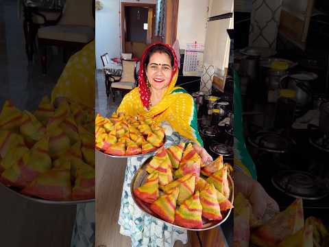 Organic होली special colorful समोसे recipe 😍