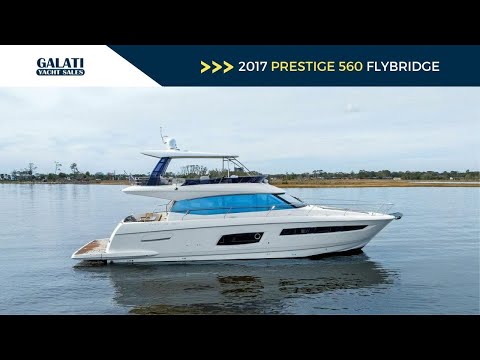 Prestige 560 Flybridge video