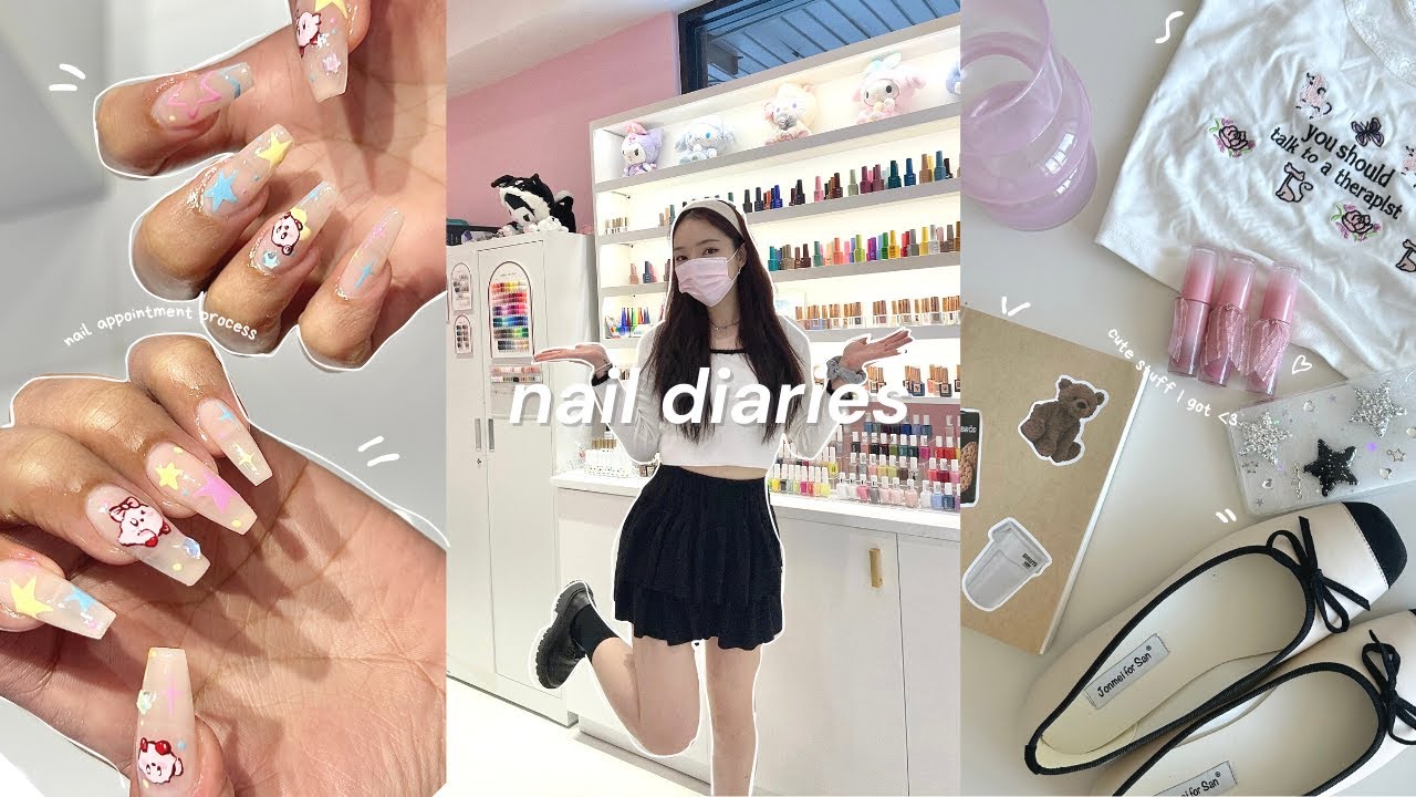day in my life as a nail salon owner in nyc 🐰 (nail process, retail therapy, cooking?)
