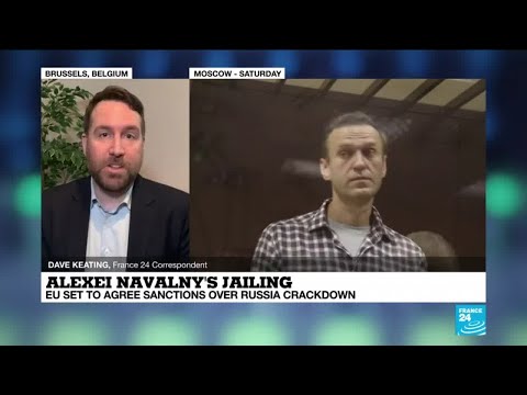 Alexei Navalny's jailing: EU set to agree sanctions over Russia crackdown