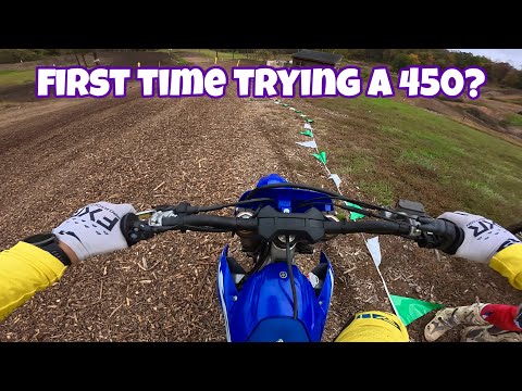 First Time Riding a 450 [ 1 Lap ] - 2025 YZ450F @ Tomahawk MX - 10/12/25 
