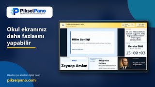 PikselPano — Okullar İçin Ücretsiz Dijital Pano