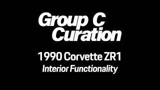 1990 Chevrolet Corvette ZR-1 Interior Functionality Review