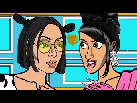 Cardi B and Meg vs Doja Cat and Nicki Minaj RAP BATTLE