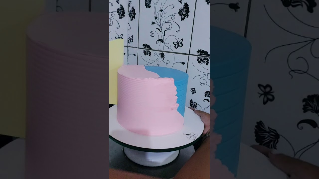Watch Now decorando bolo dois em um / rosa e azul decorando bolo dois em um / rosa e azul