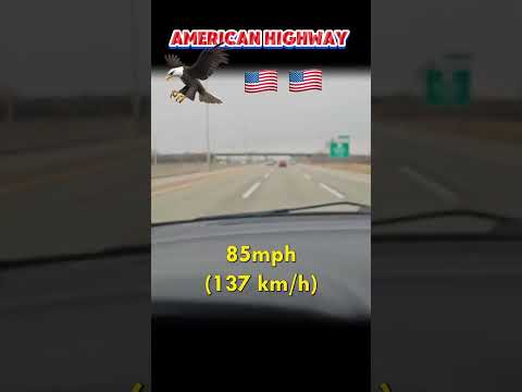 American HIGHWAY vs. GERMAN AUTOBAHN #cars #topspeedgermanautobahn