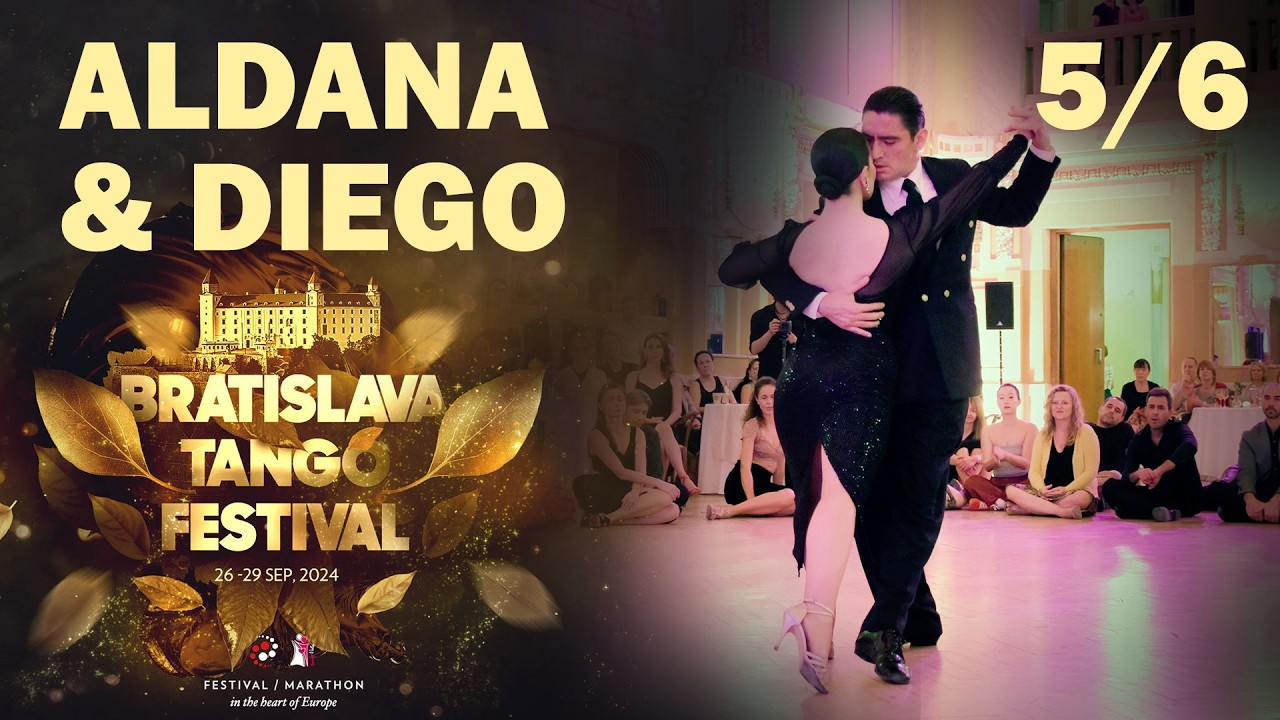 Video thumbnail for Diego Ortega & Aldana Silveyra 5/6 @Bratislava Tango Festival 2024 - Adios Nonino - Troilo