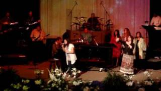 Amy singing Abundantly by Avalon