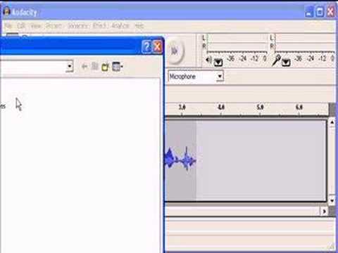 Audacity Create a WAV with Mic