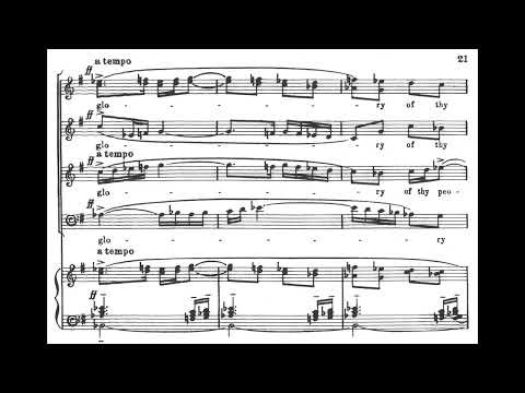 Kenneth Leighton - Nunc dimittis (Magdalen Service) (score video)