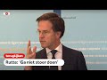 TERUGKIJKEN: Toelichting Rutte en De Jonge na corona-overleg kabinet
