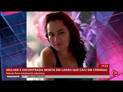 Mulher é encontrada morta dentro de carro após chuvas em Muzambinho