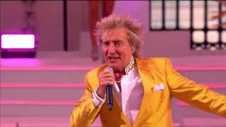 Rod Stewart - Baby Jane - Sweet Caroline - Live at The Platinum Party at the Palace