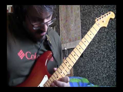 JAZZ ROCK FUSION JAM TRACK IN E MINOR MIND'S EYE ^^^NICE BTRACK STRATOCASTER PROFESSIONAL II BOSSDS2