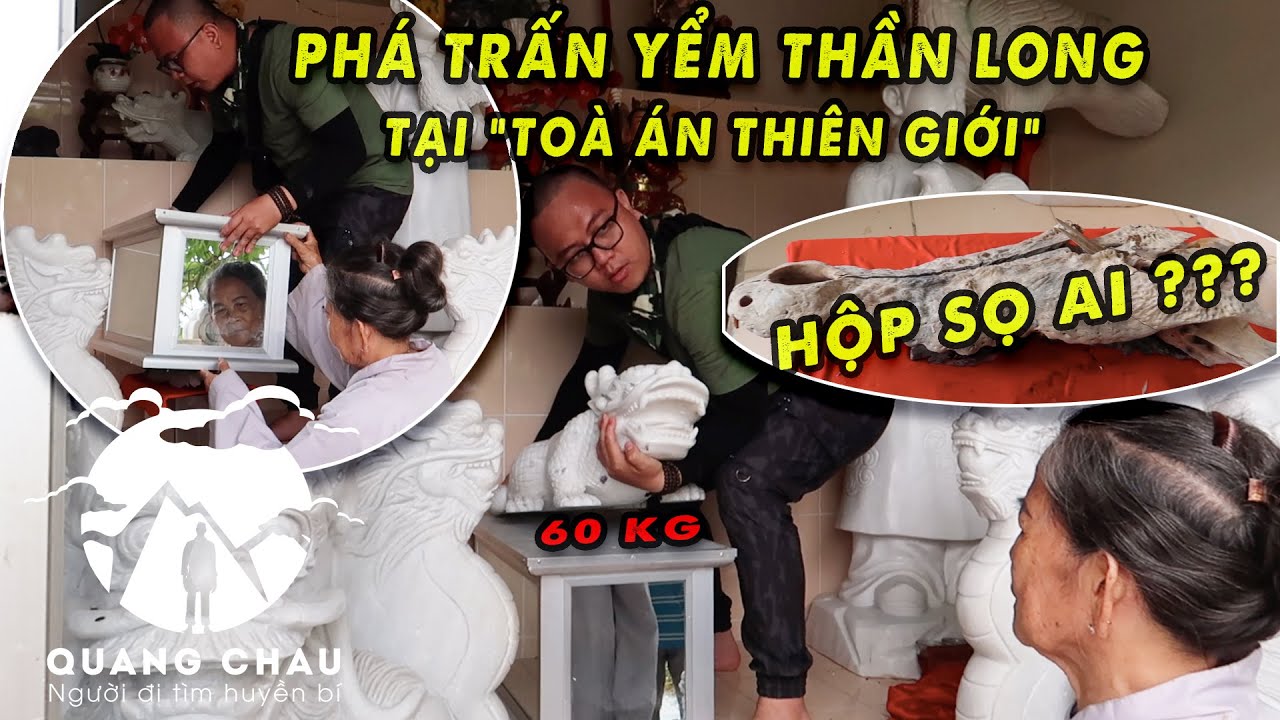 Nâng tảng đá 60kg Trấn Yểm Thần Long tại Toà Án Thiên Giới Trần Gian hé lộ nhiều Bí ẩn ít ai biết