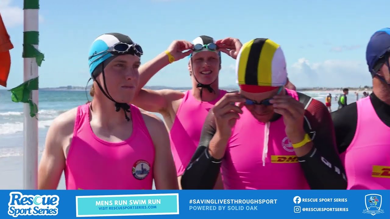 Mens Run Swim Run | Lifesaving Sport | Milnerton | Cape Town | Rescue Sport Series