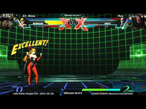 Salty Battles #23 - UMvC3 W1 - AV JRosa VS Flux