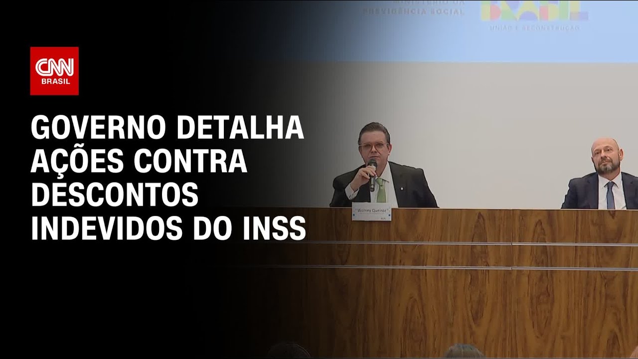 Governo detalha ações contra descontos indevidos do INSS | LIVE CNN