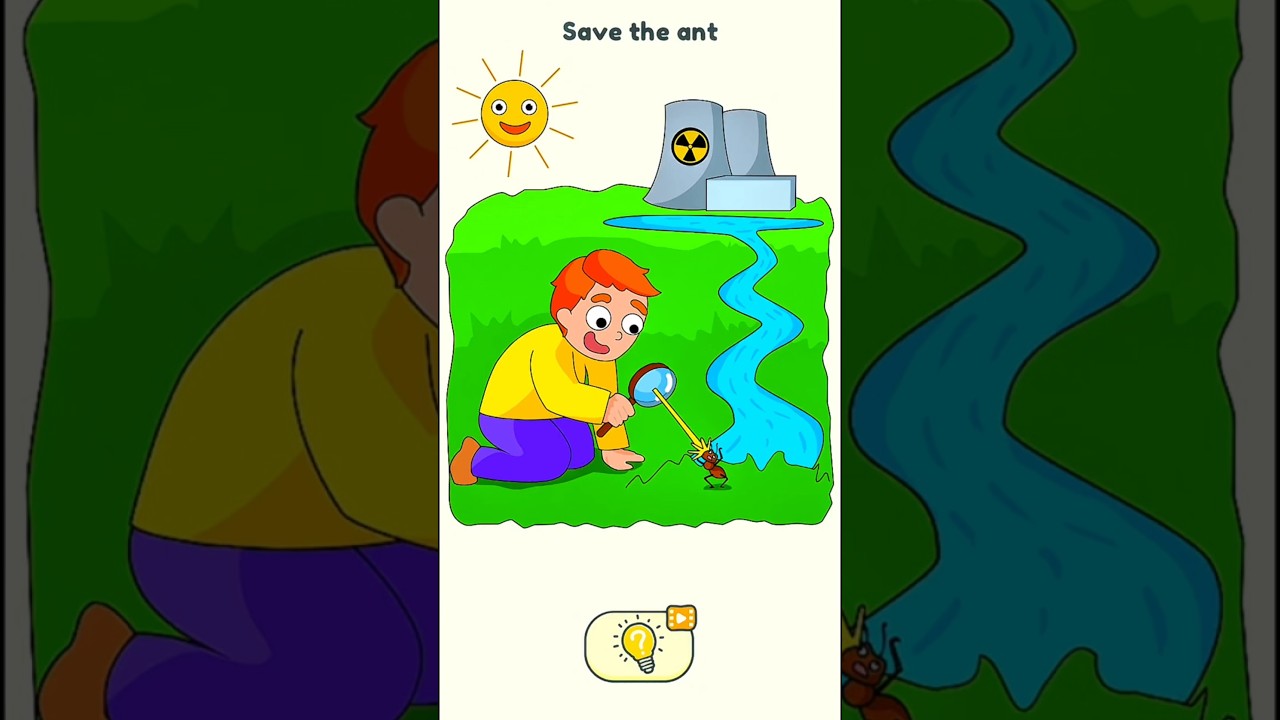 Dop 2 ( Delete One Part ) Save the ant  # Shorts #iambot #hpkranayt #games #dop2 #youtubeshorts