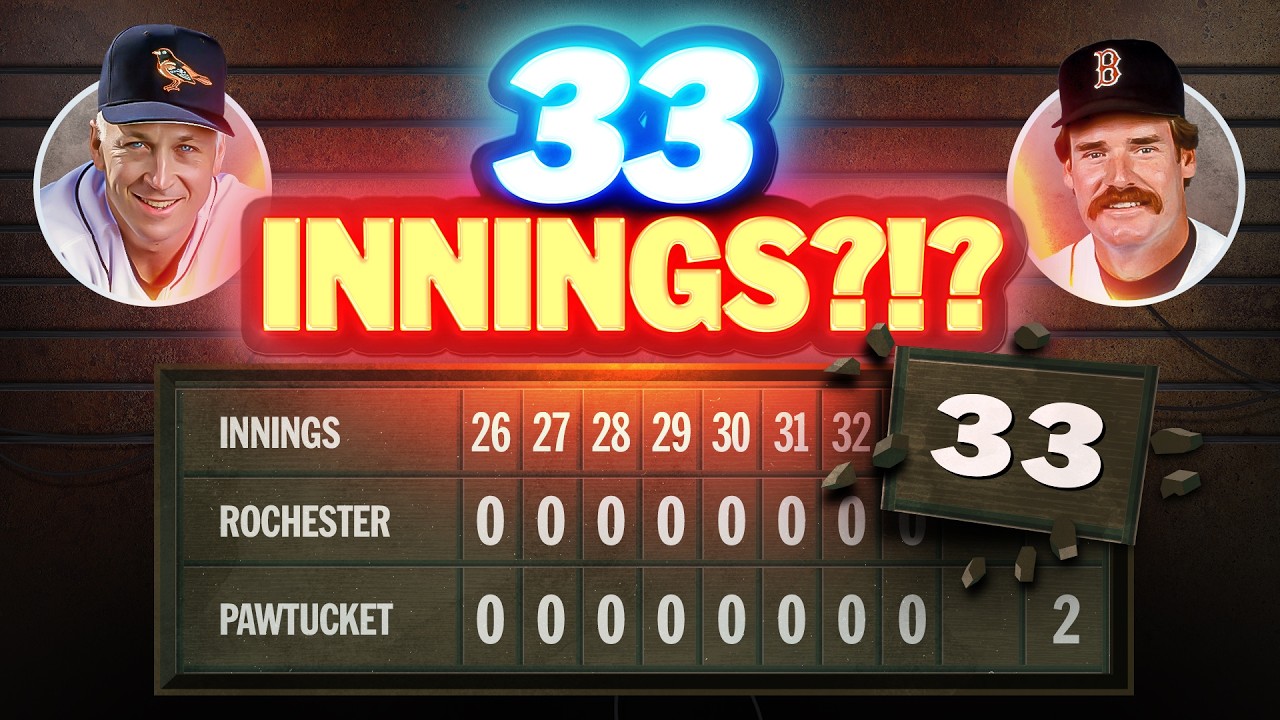 The game that wouldn’t end (Longest baseball game ever INSANE true story!)