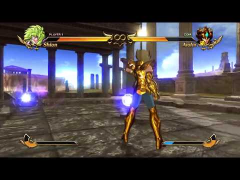 Saint Seiya: Soldiers' Soul - Dark Shion vs Aiolia