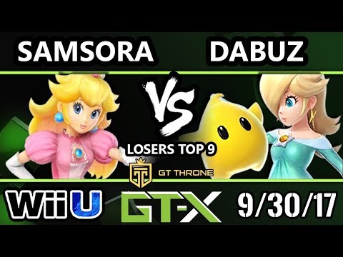 GTX 2017 Smash 4 - Samsora (Peach) vs RNG | Dabuz (Rosalina) - Wii U L.Top 9