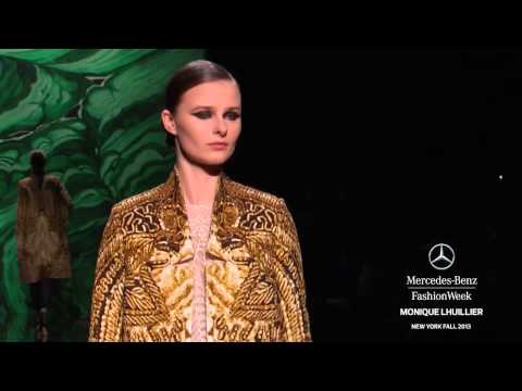 MONIQUE LHUILLIER: MERCEDES-BENZ FASHION WEEK FALL 2013 COLLECTIONS
