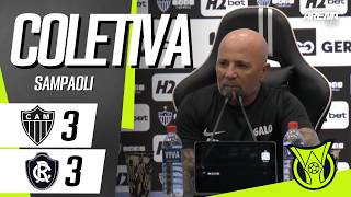 COLETIVA SAMPAOLI | AO VIVO | Atlético-MG x Remo - Brasileirão 2026