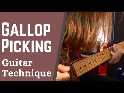 Gallop Picking Guitar Technique - Killer Guitar Lesson on Metal Riffs