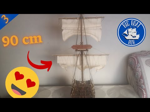 It is HIGH ☝️ Santisima TRINIDAD #shipmodelbuilding (FINAL)