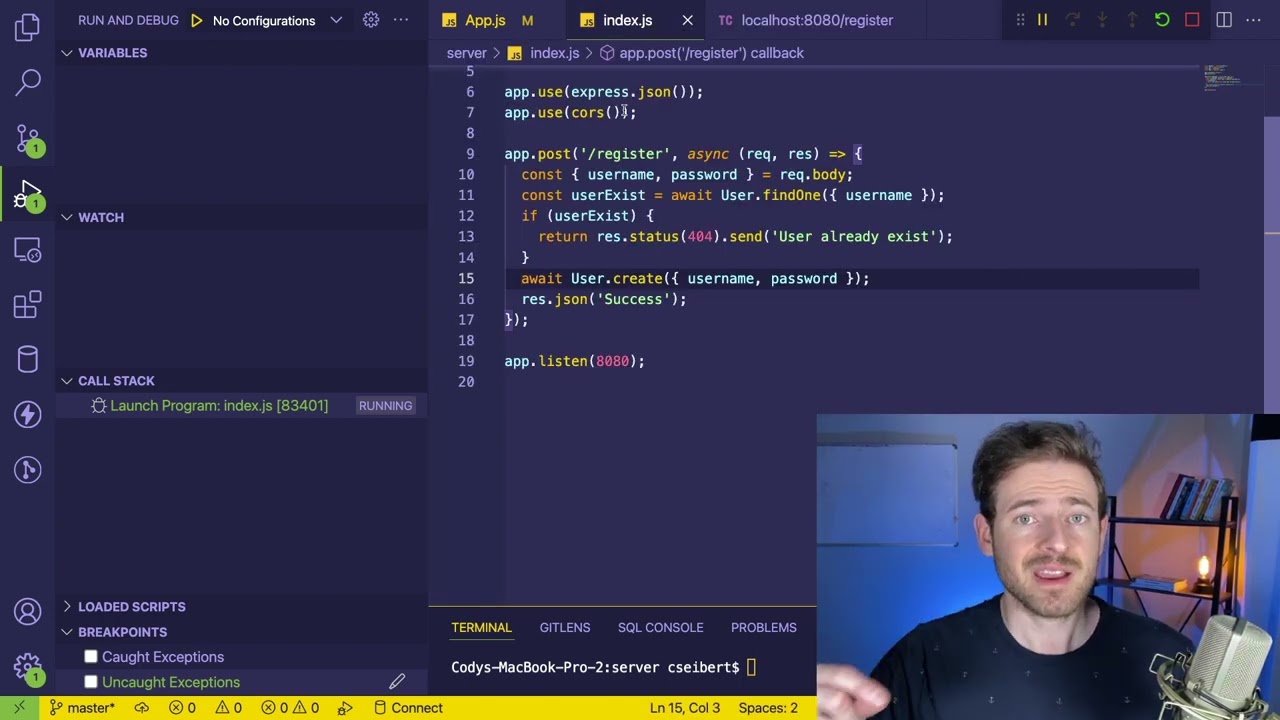 How I debug full stack applications