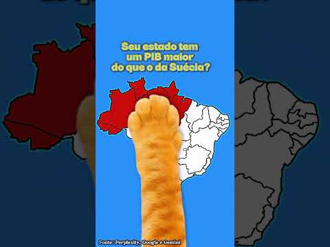 SEU ESTADO TEM MAIS PIB NOMINAL DO QUE A SUÉCIA? 🇸🇪