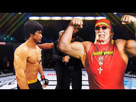 UFC 4 | Bruce Lee vs. Hulk Hogan (WWE) (EA Sports UFC 4)