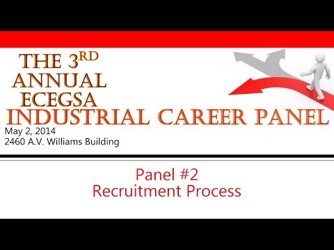 3rd Annual ECEGSA Industrial Career Panel - Panel II