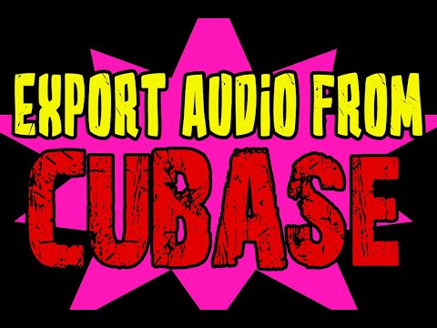 CUBASE 10.5 Tutorial: Export Individual Audio Tracks (STEMS)