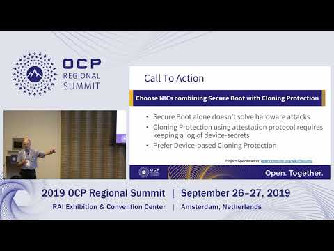 OCPREG19 - Using Secure-Boot on OCP NIC controllers to prevent supply-chain and hardware cloning att