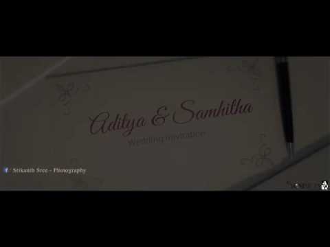 Save The Date - Aditya & Samhitha #MarriageInvitation #01Feb2017